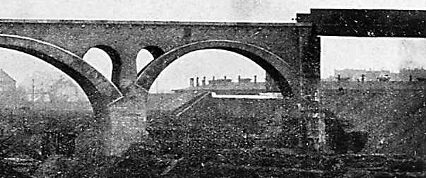 Rückseite der Betriebswerstätte Nippes, um 1913